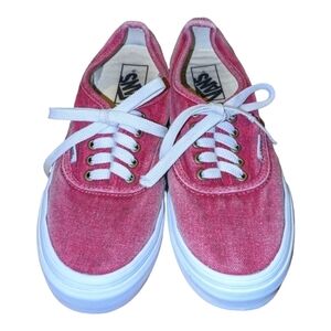 VANS Chili red skate shoes Men's 6.5 Women's 8